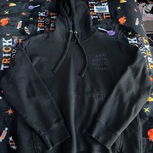 Anti Social Social Club Black Glitter Hoodie